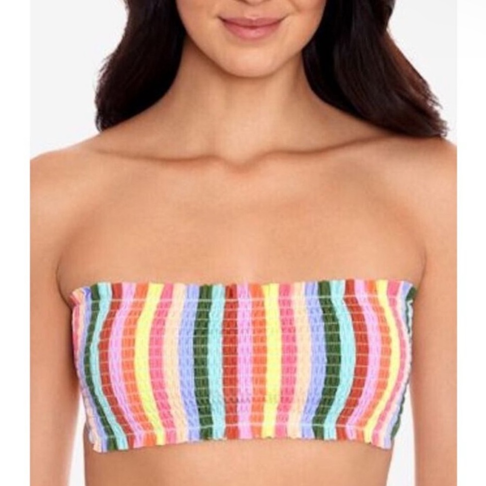 NWT Salt + Cove Cabana Bandeau Bikini Top